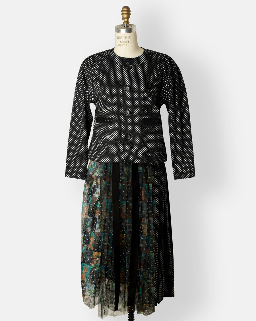 tove jansson pleated wrap skirt