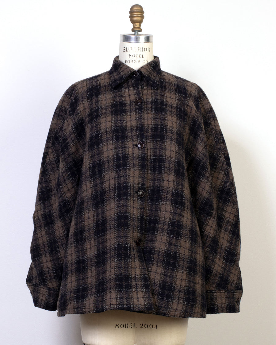 crest shirt jacket