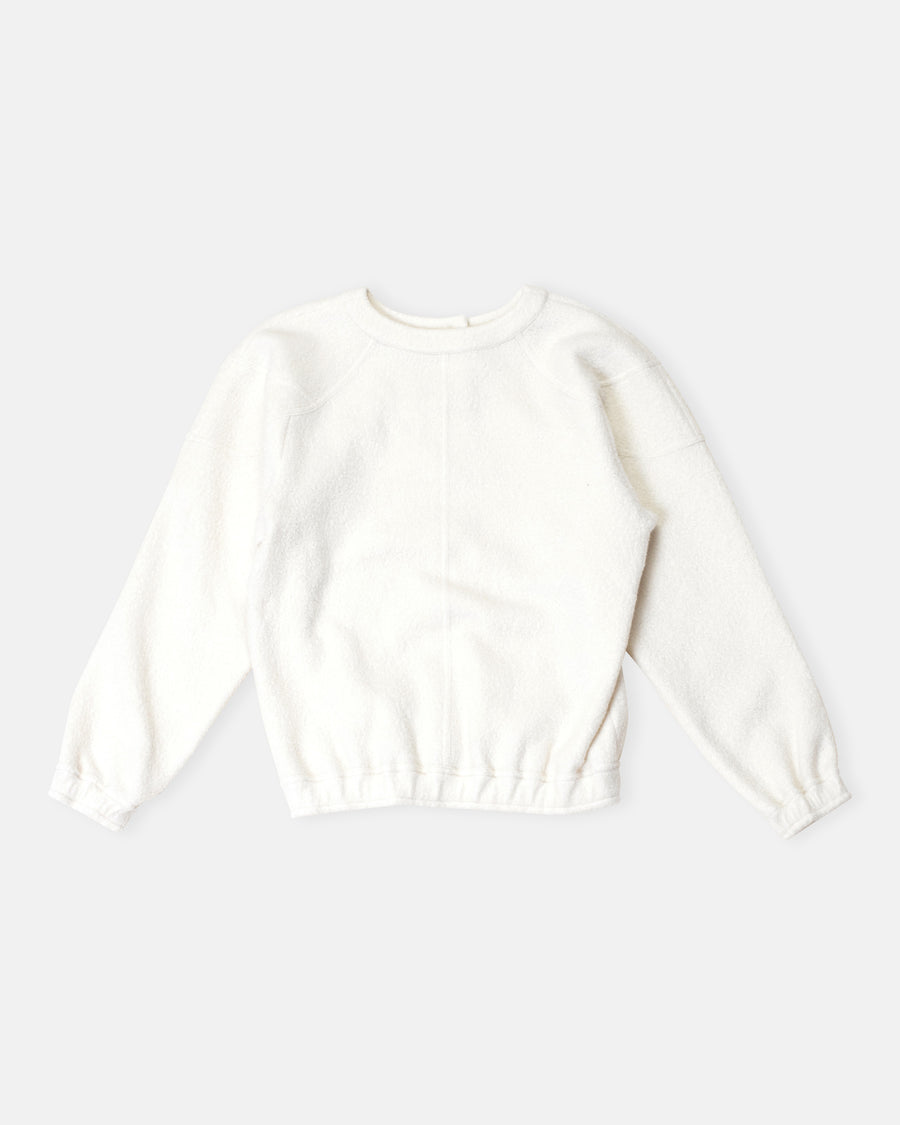 bouclé sweatshirt