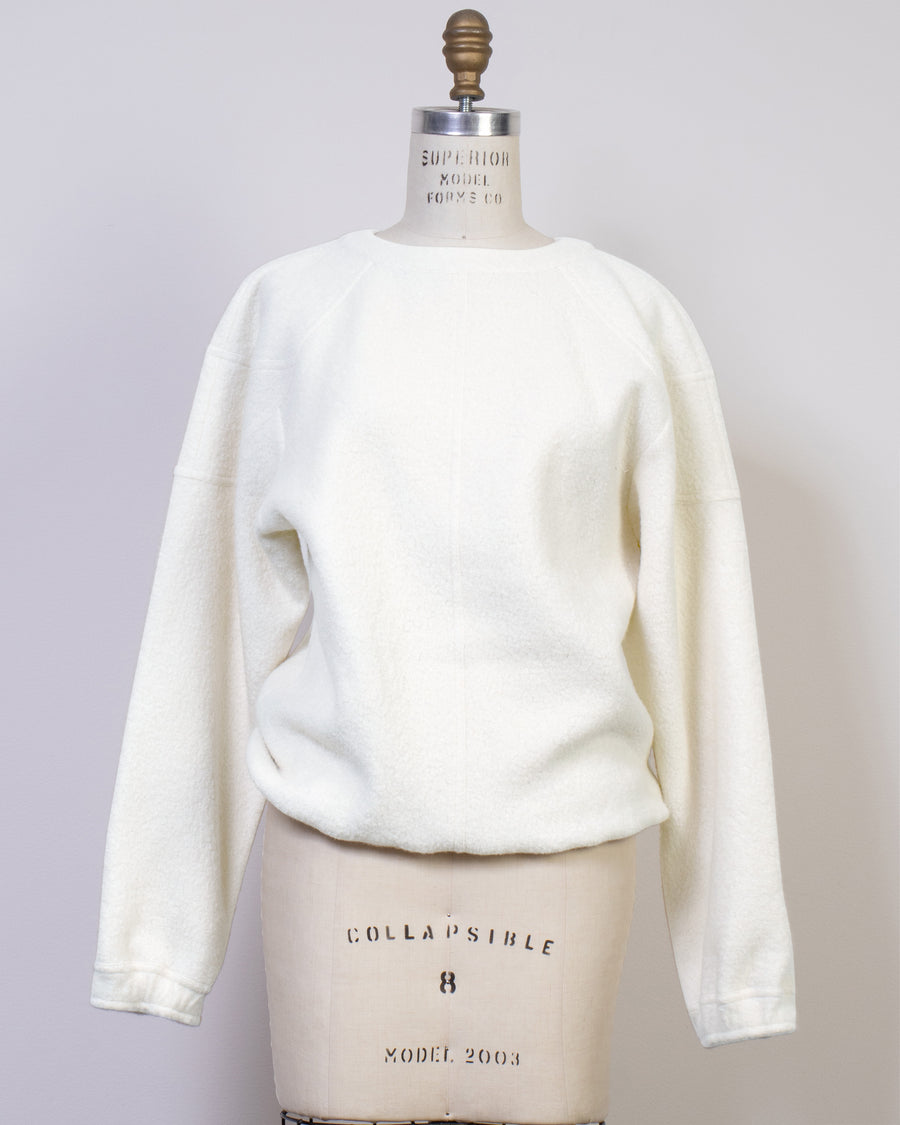 bouclé sweatshirt