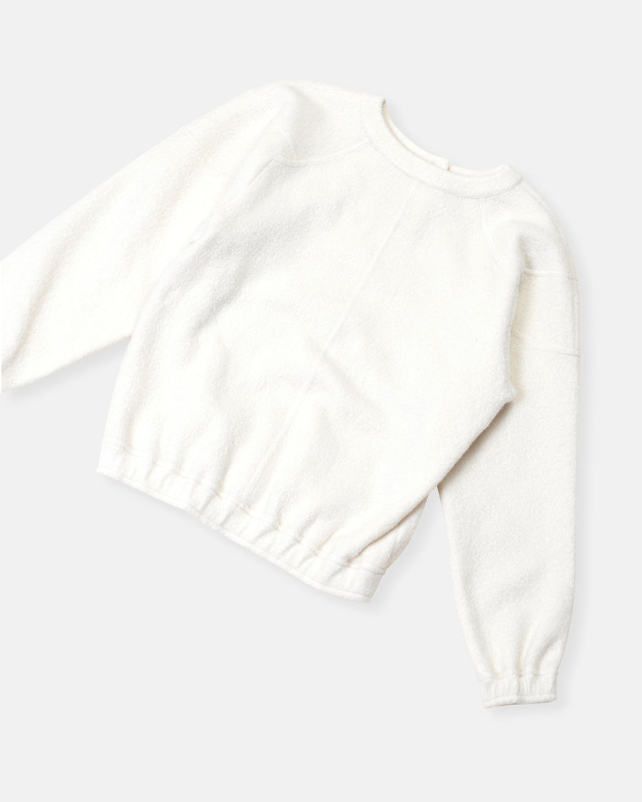 bouclé sweatshirt