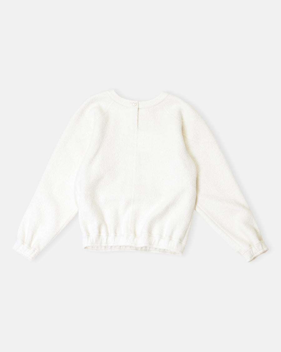 bouclé sweatshirt