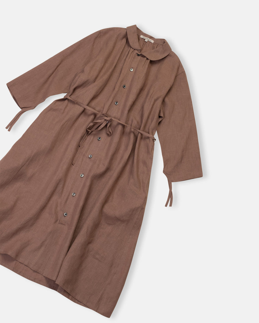 waist tie shirtdress