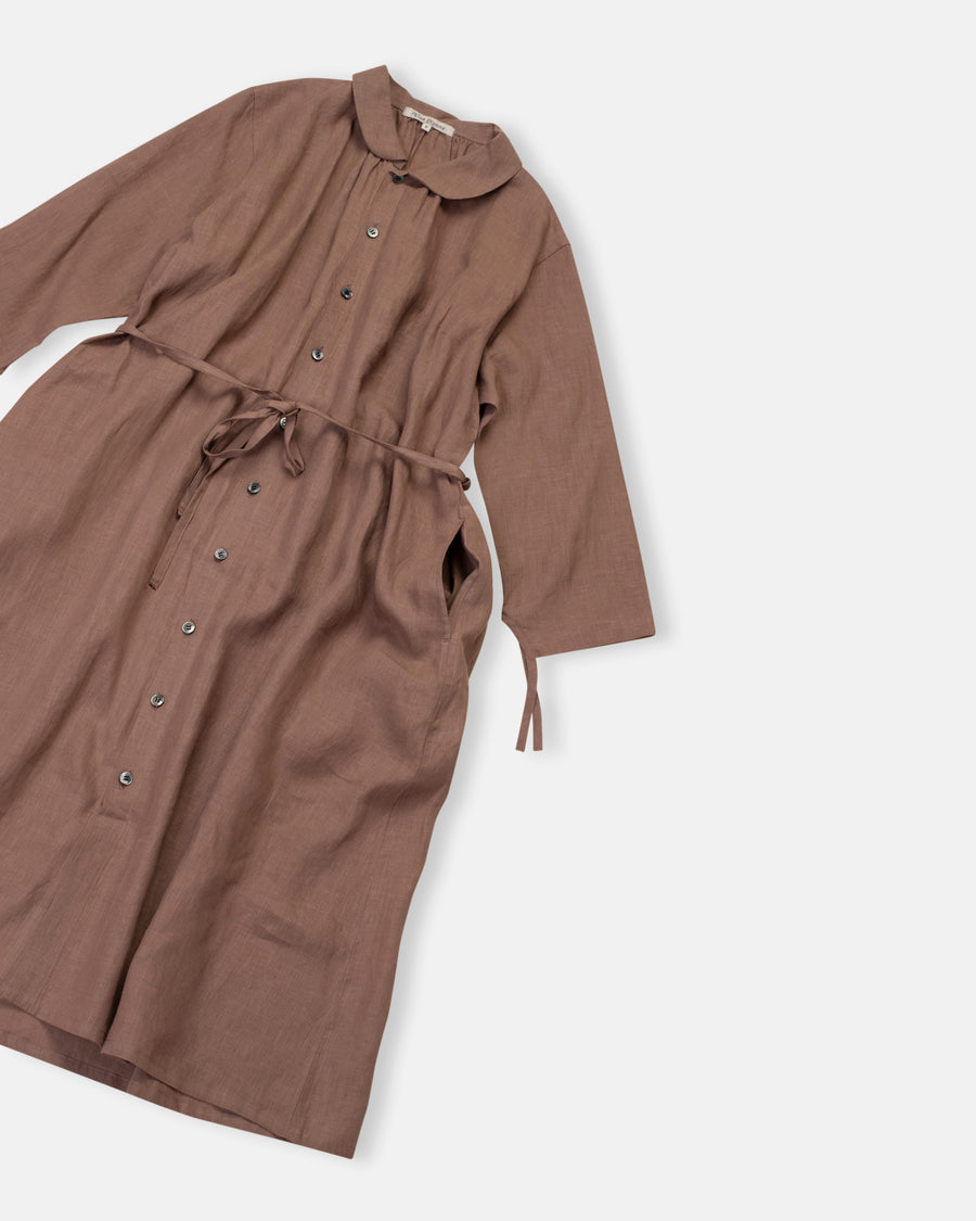 waist tie shirtdress