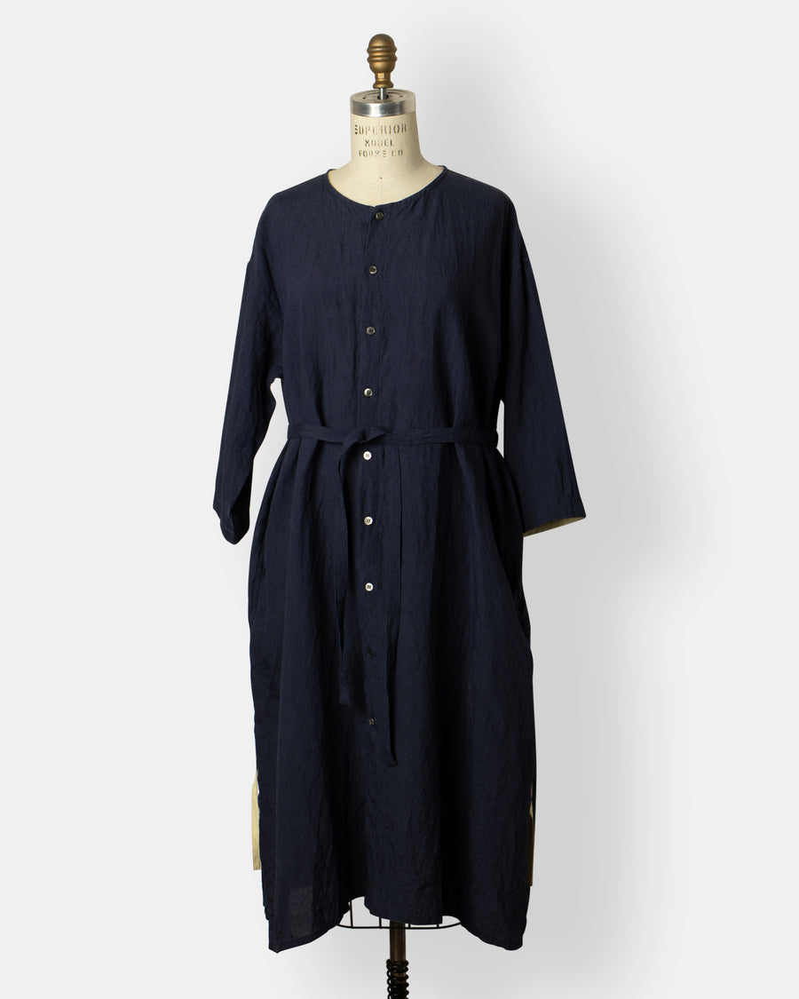 dress with side gathers