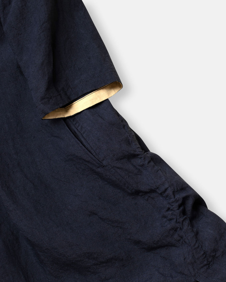 dress with side gathers