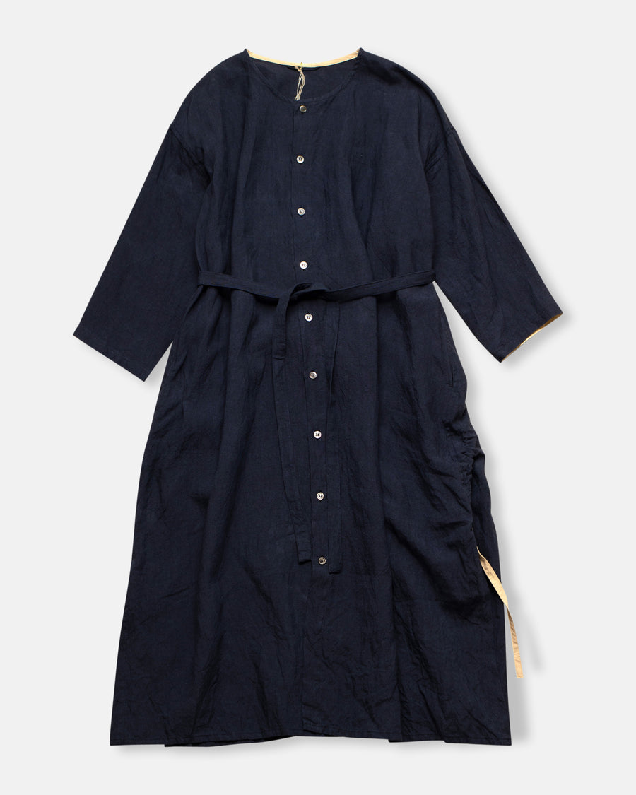dress with side gathers