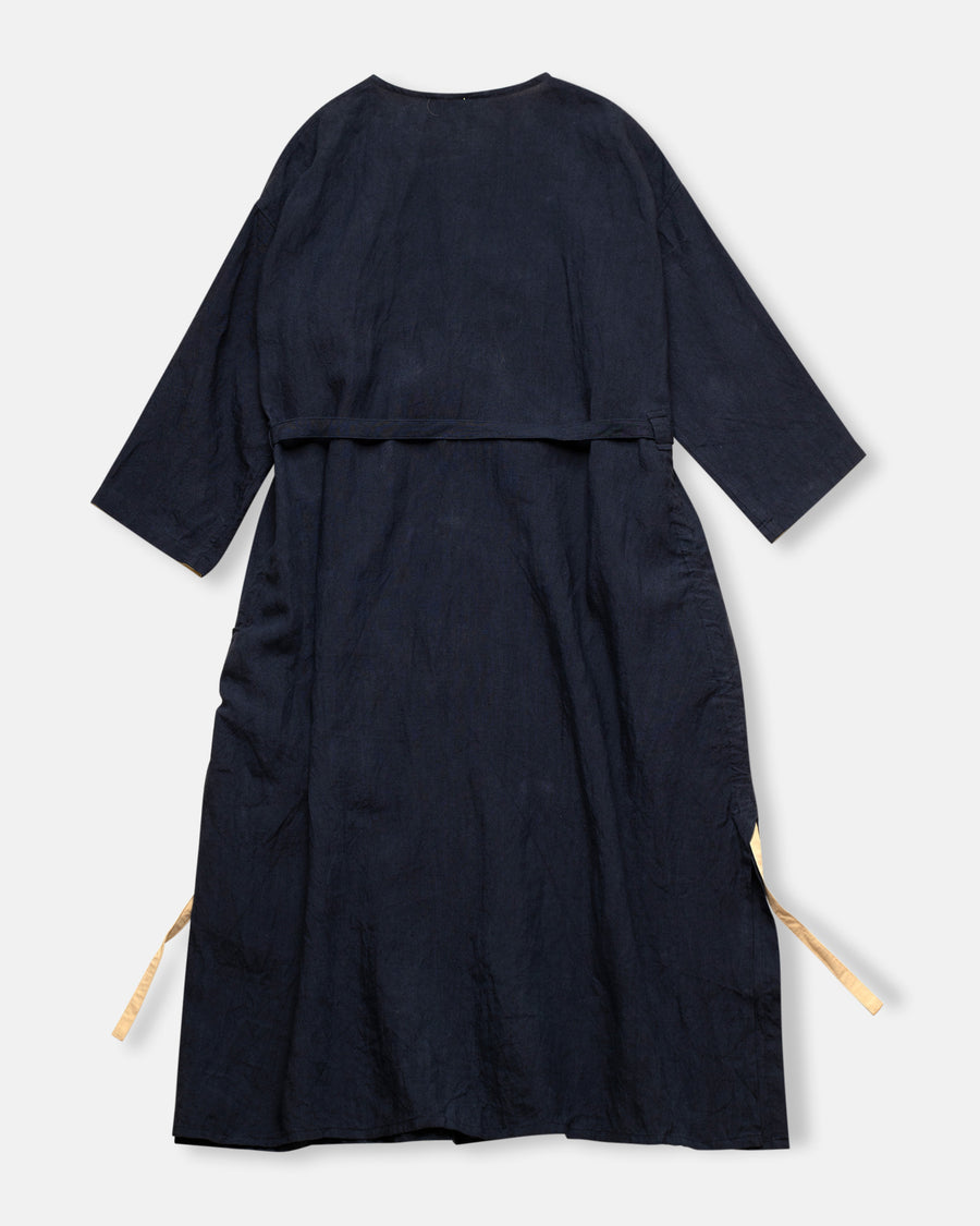 dress with side gathers