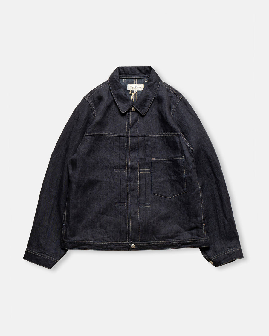 linen denim jacket