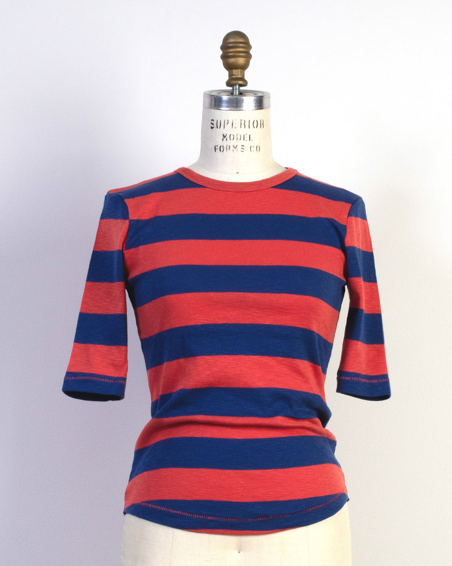 charlotte striped short sleeve top