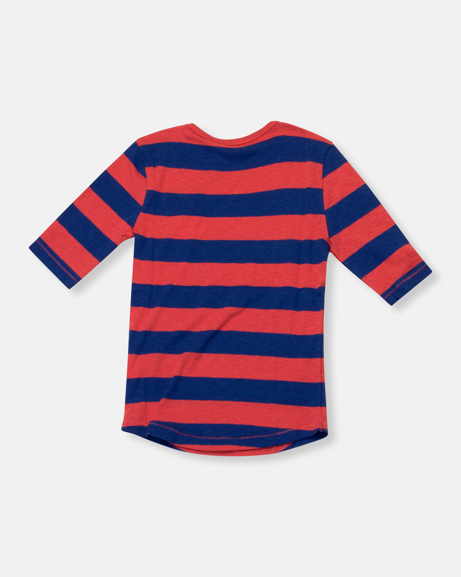 charlotte striped short sleeve top