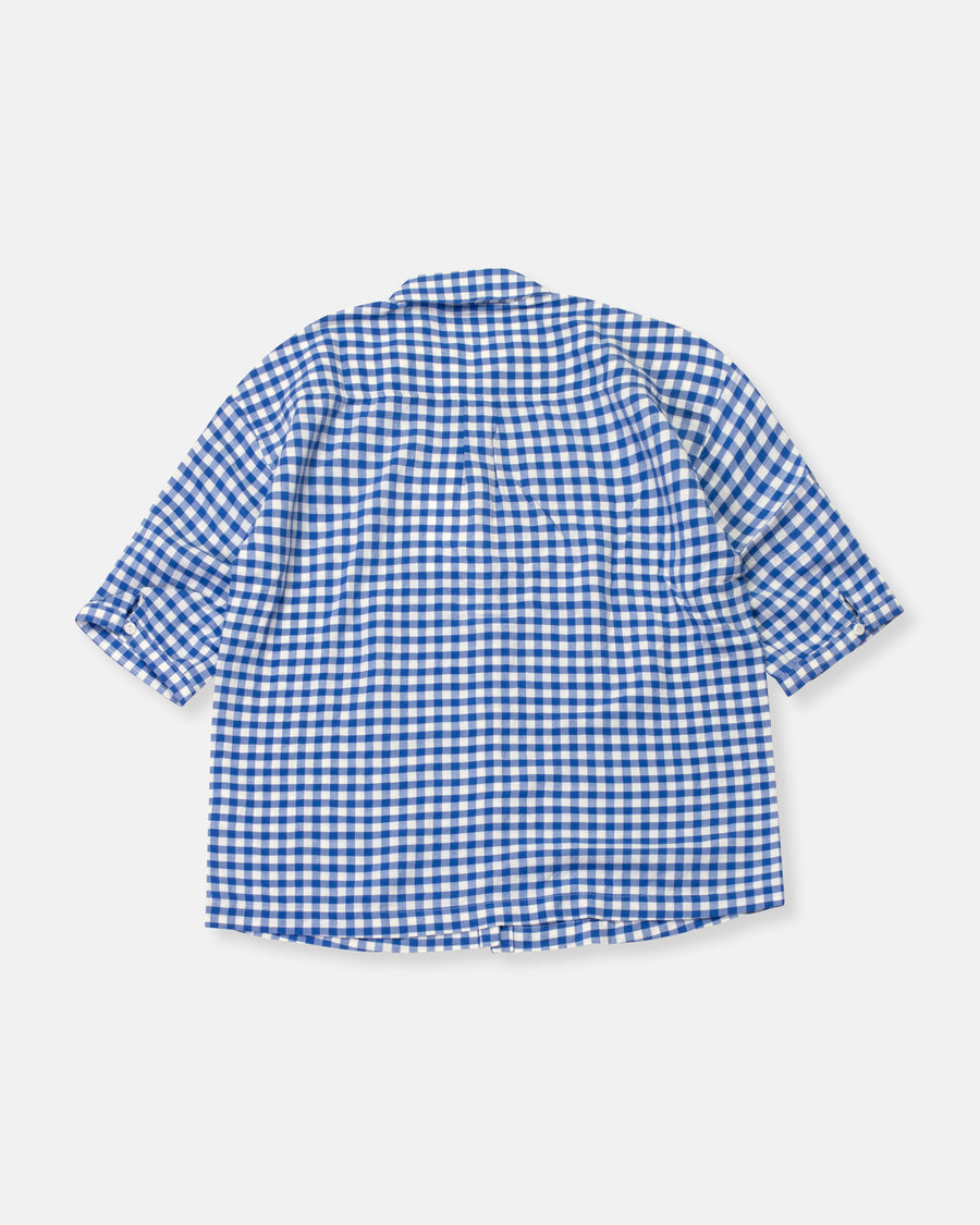 marianne gingham short sleeve shirt