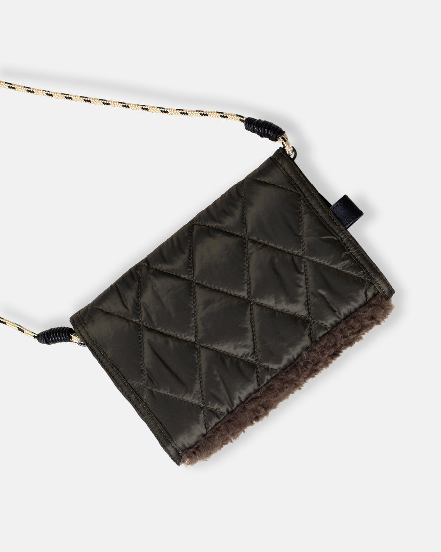 quilted wallet bag