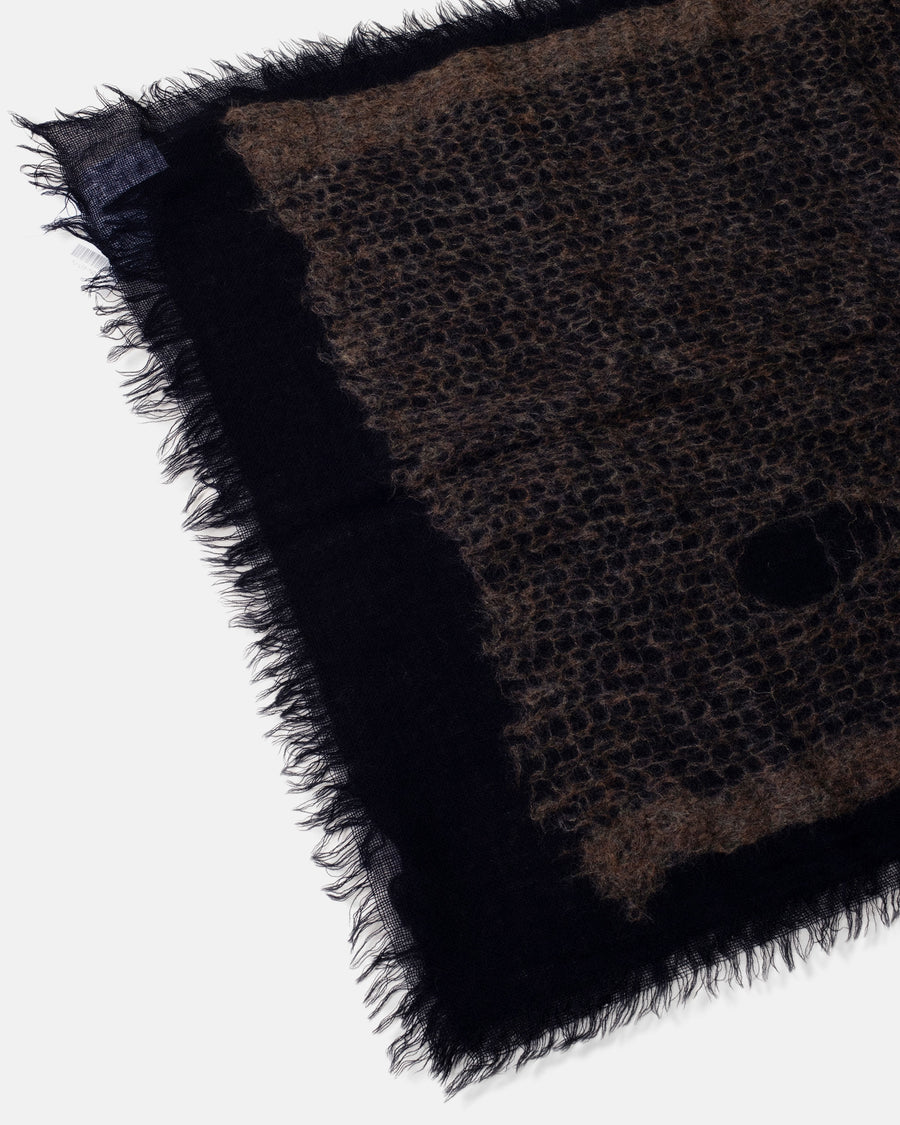 mohair knit scarf