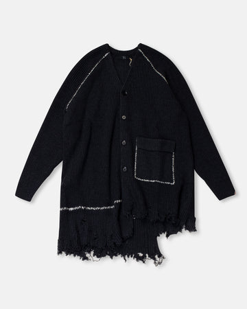 big v-neck cardigan