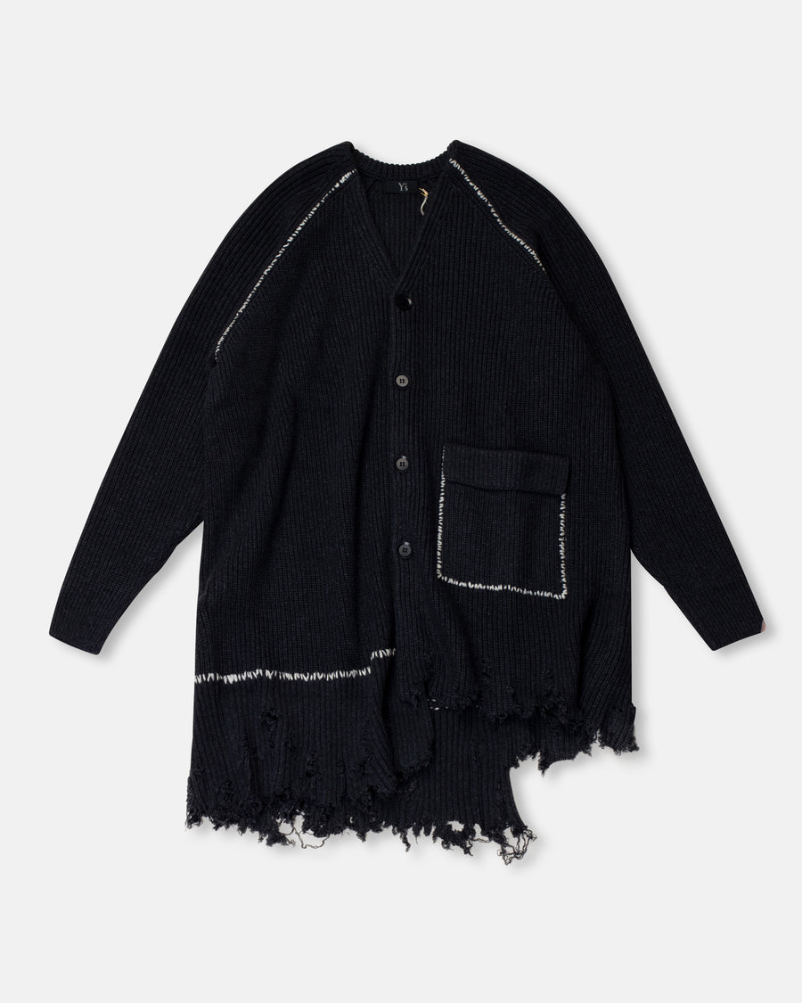 big v-neck cardigan