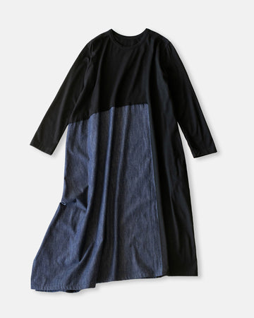 long sleeve combination dress