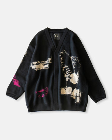 intarsia cardigan