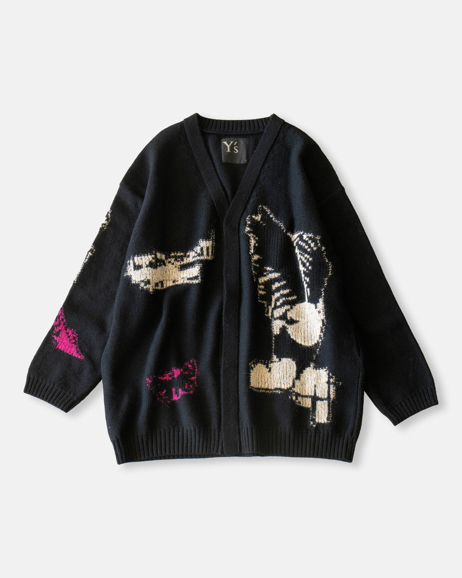 intarsia cardigan