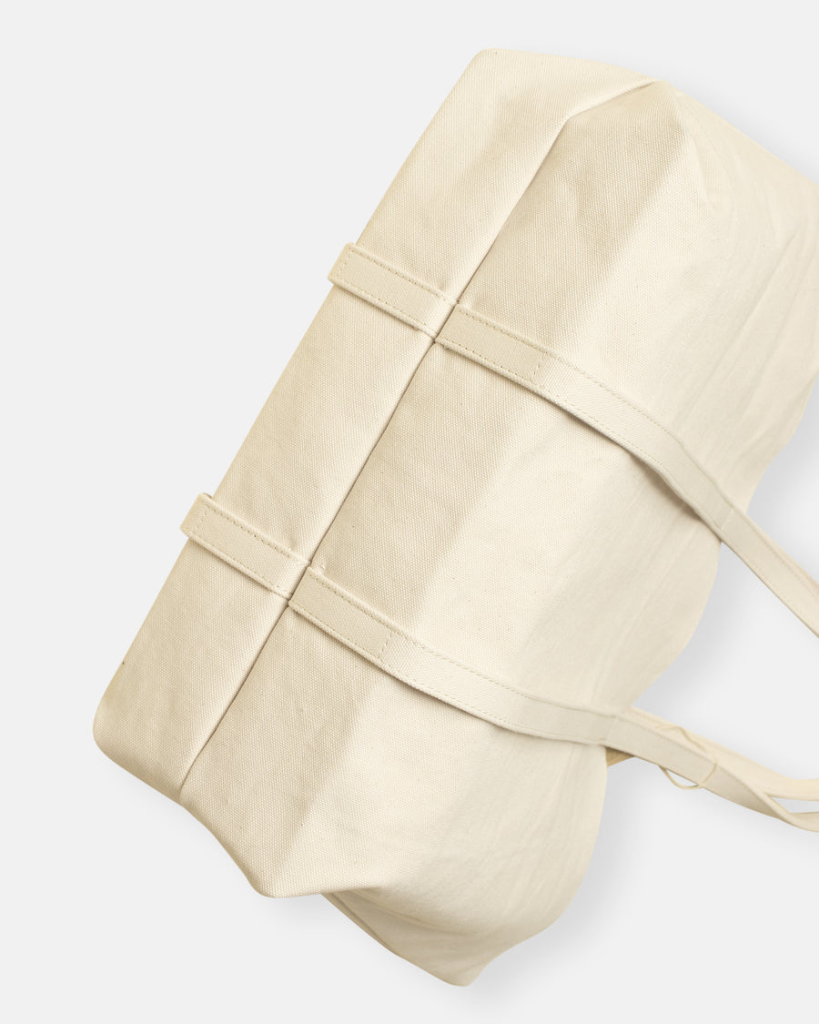 medium washed canvas 6 pocket tote