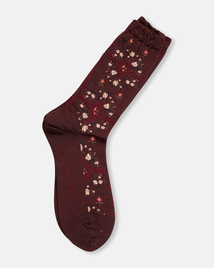 rose wall socks