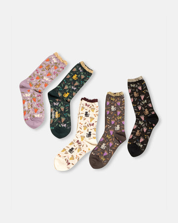 garden cat socks