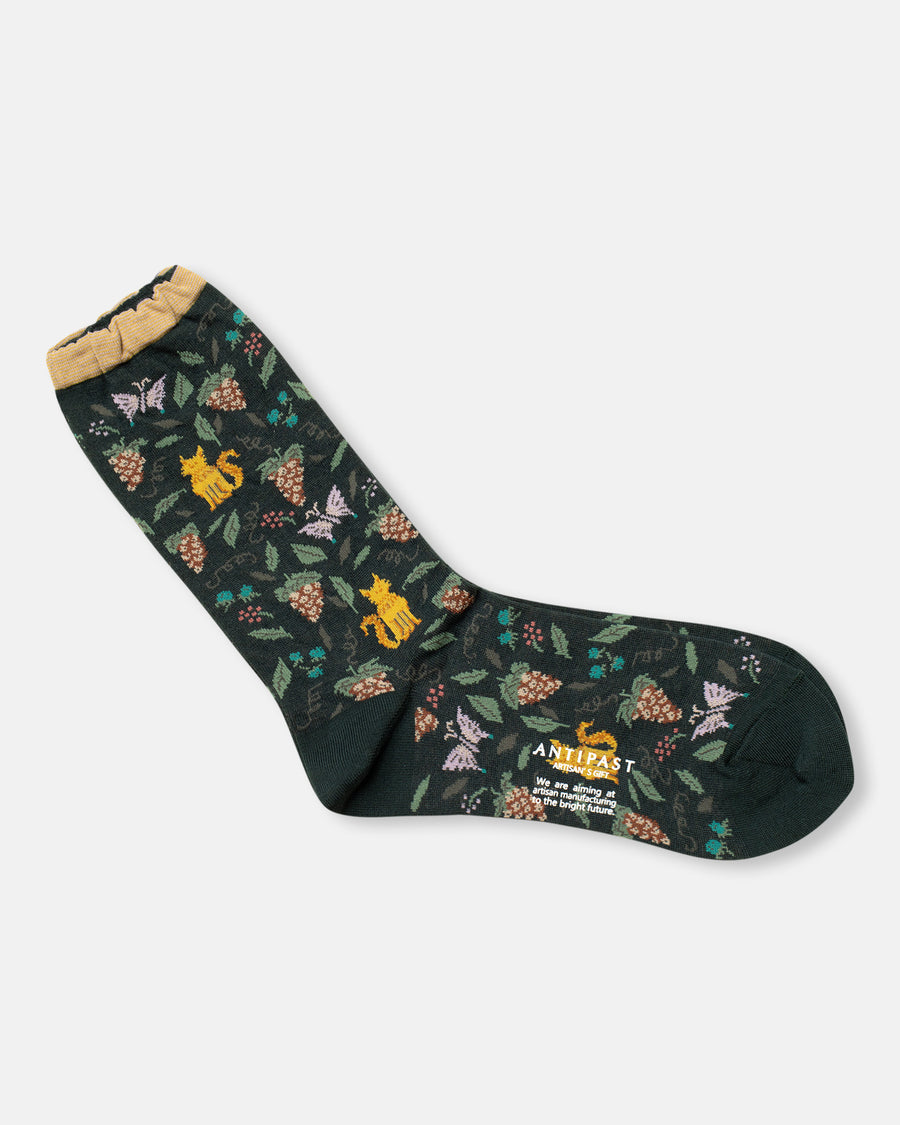 garden cat socks