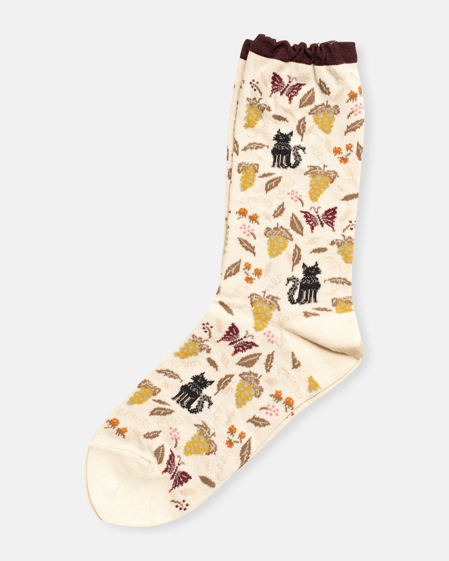 garden cat socks