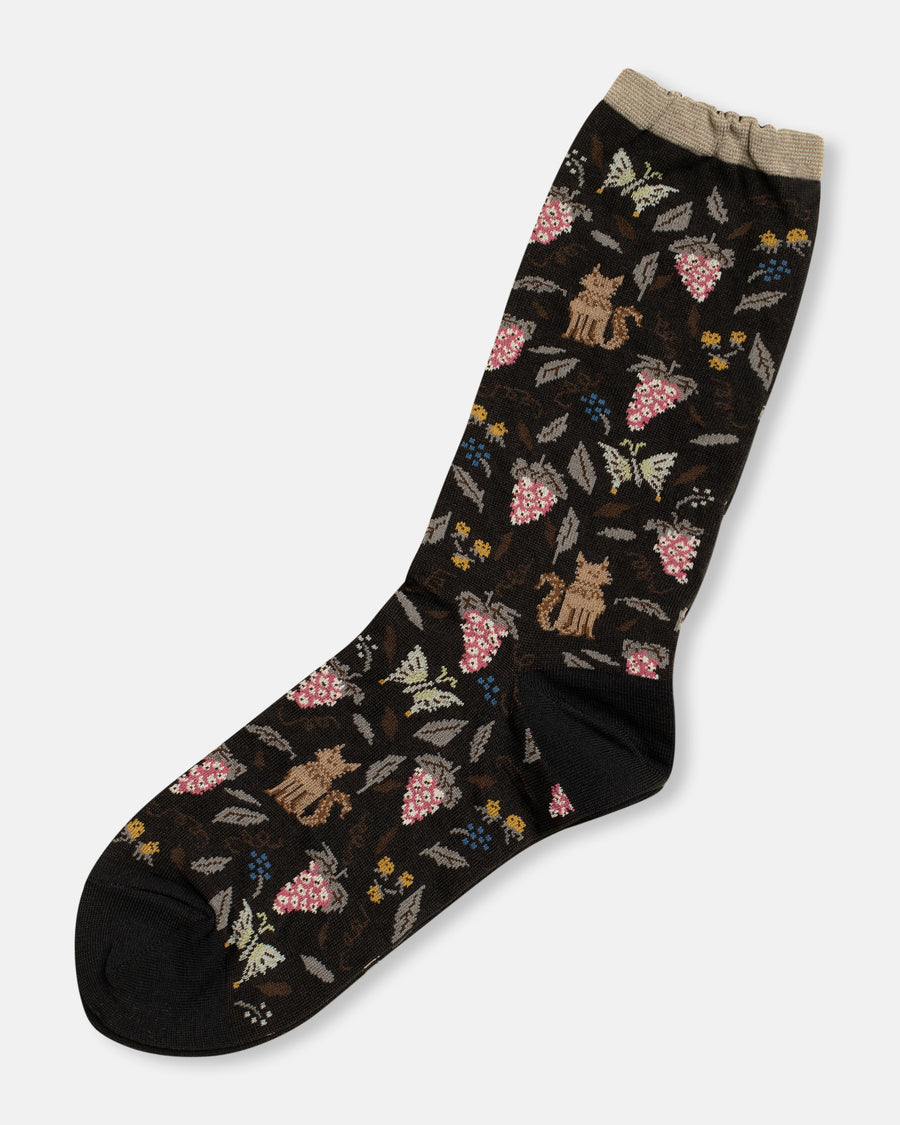garden cat socks
