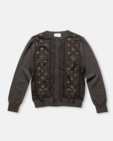 sock knit cardigan