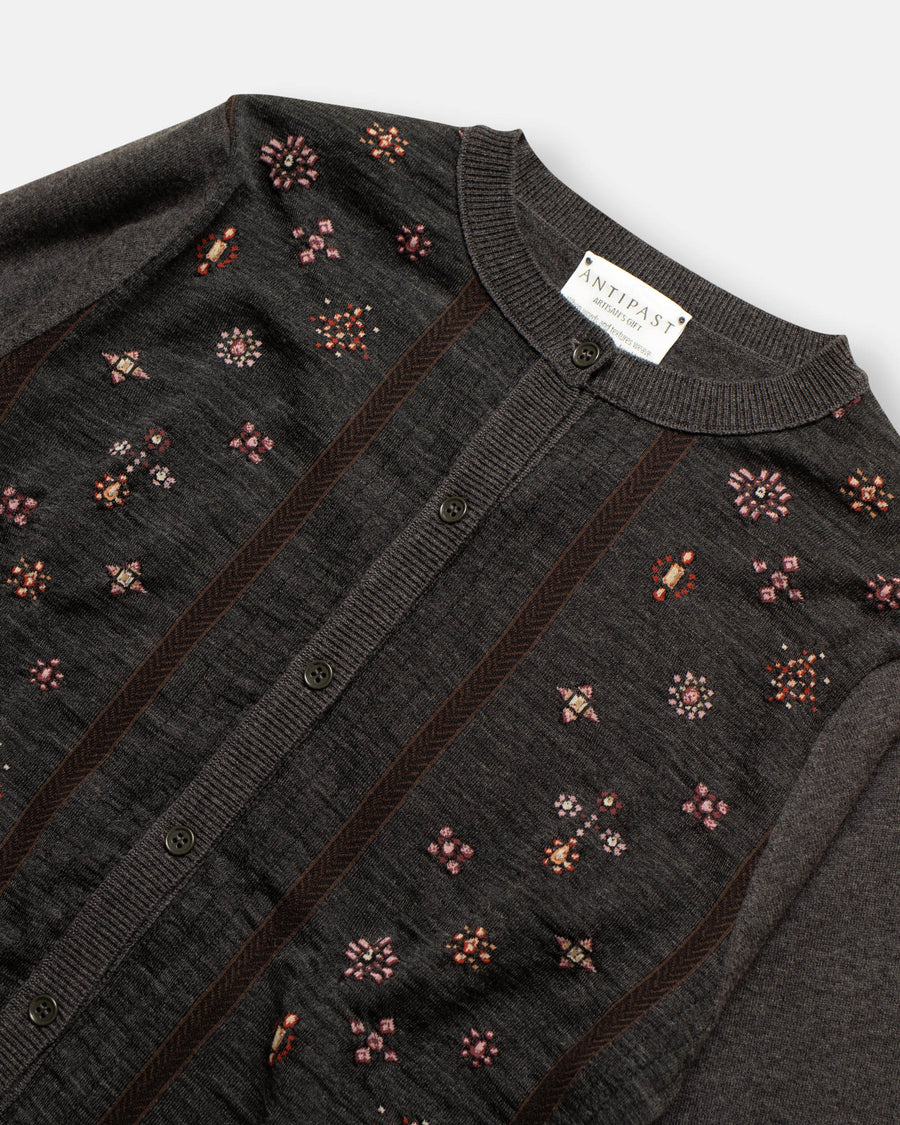 sock knit cardigan