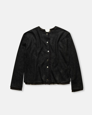 wool silk mohair cardigan