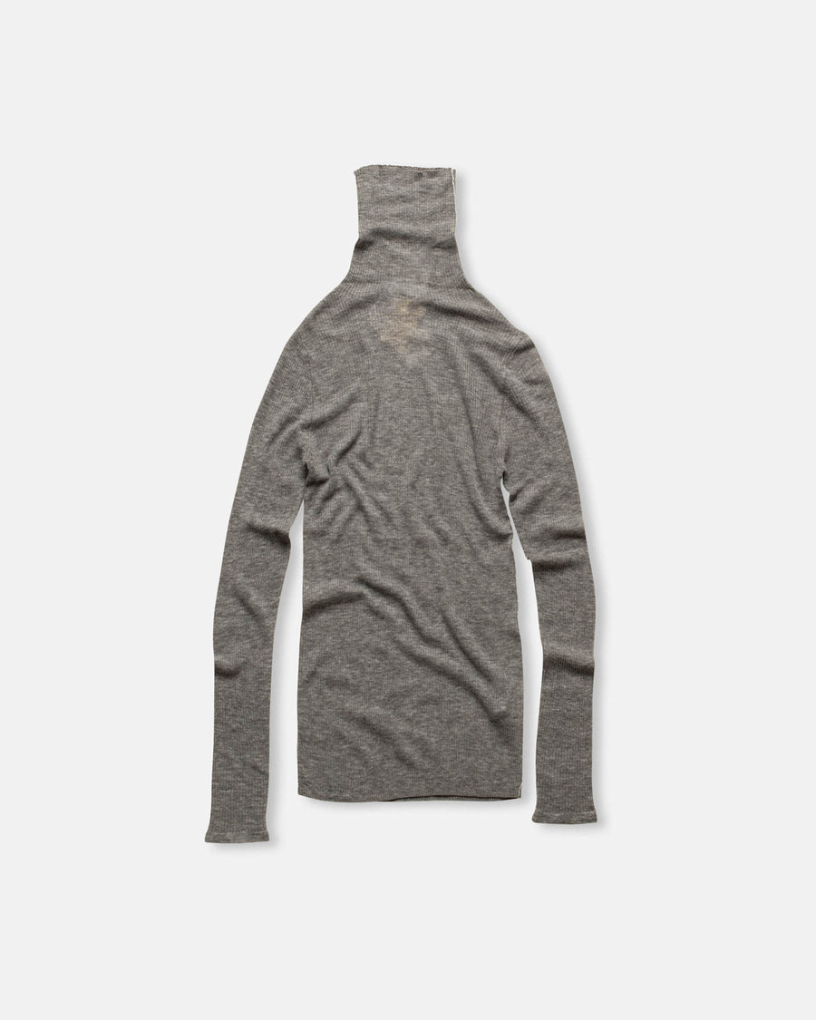 wool rib knit pullover