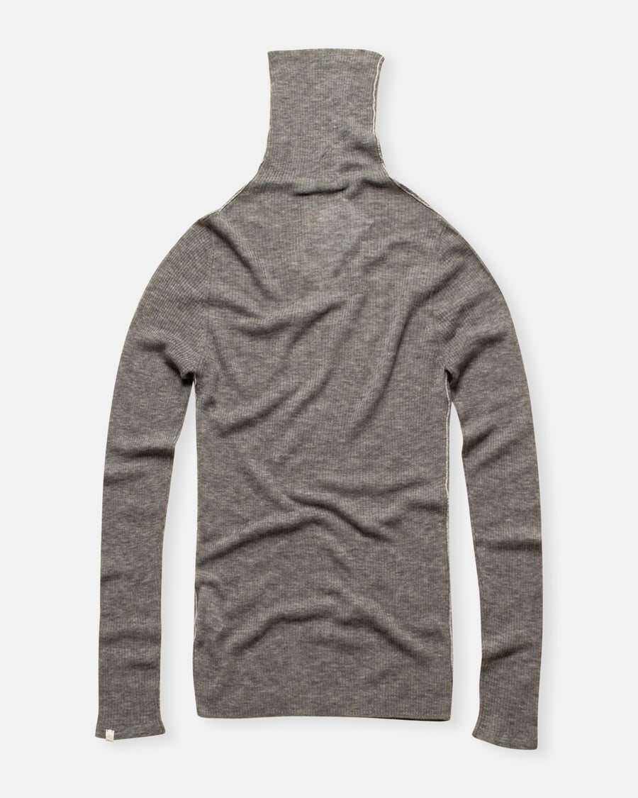 wool rib knit pullover