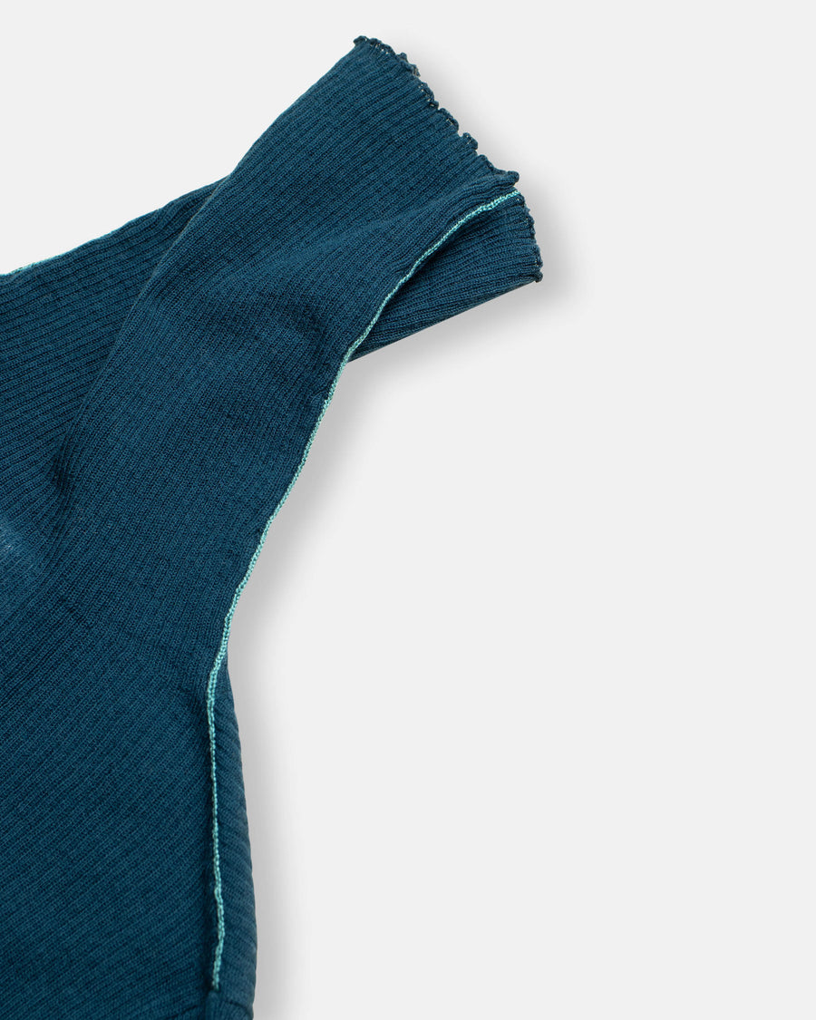 wool rib knit pullover