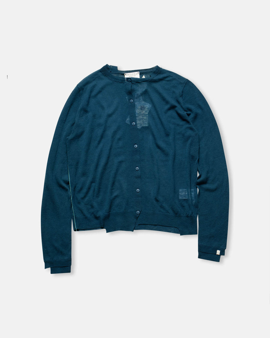 wool knit cardigan