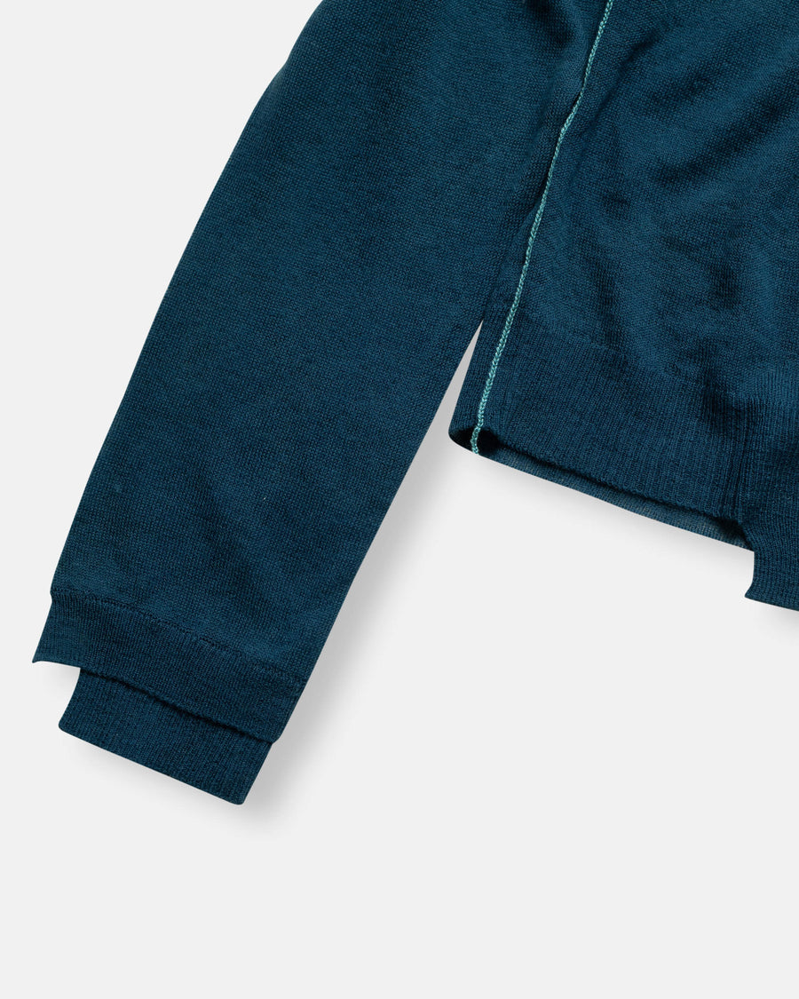wool knit cardigan