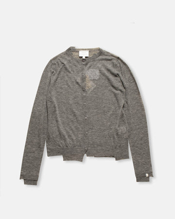wool knit cardigan