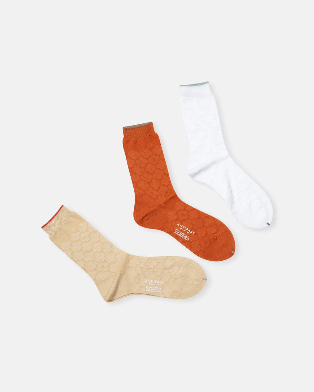 mono color flower socks