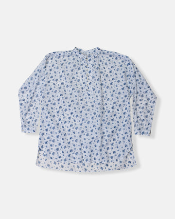mini collar gather shirt