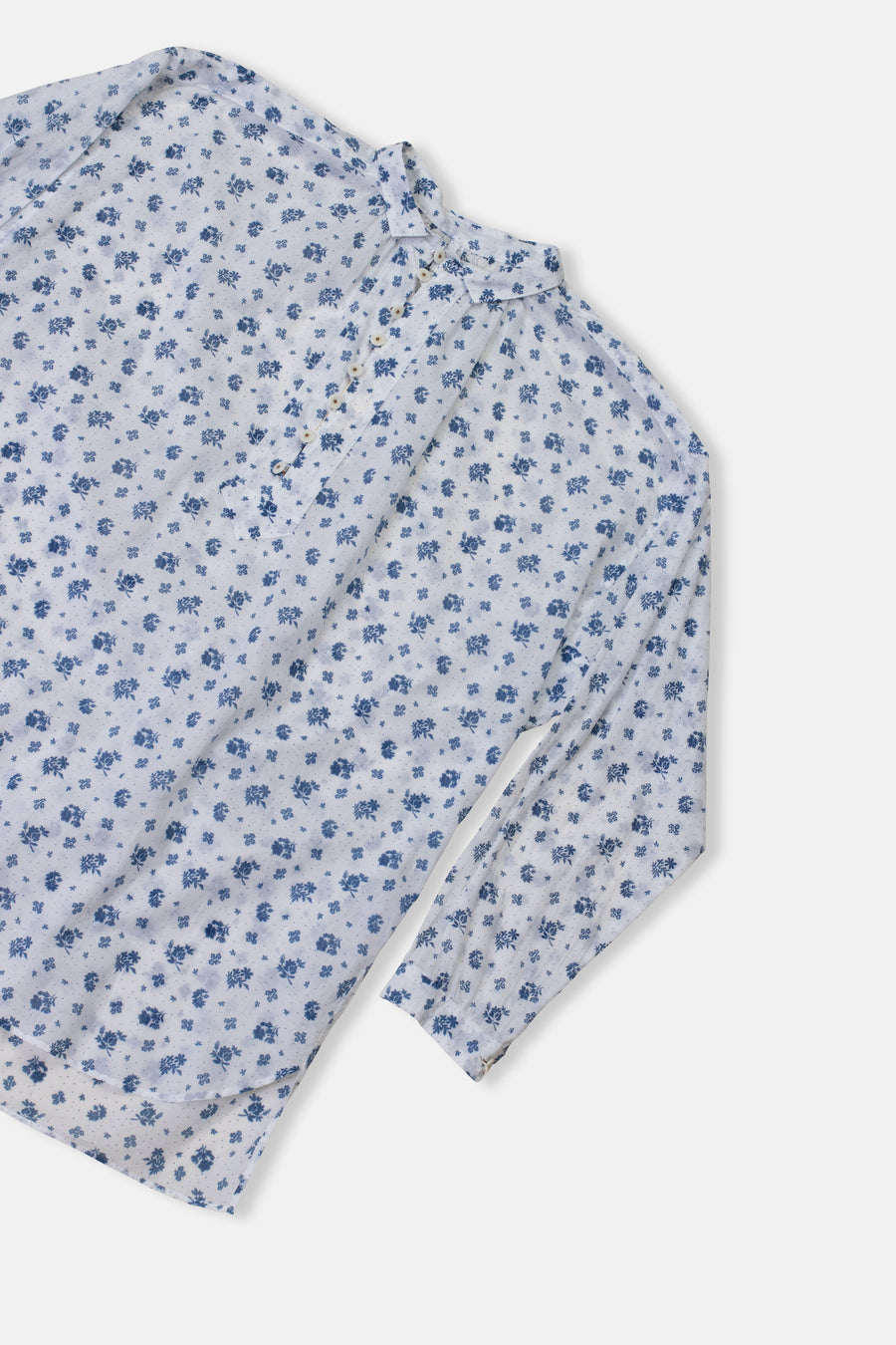mini collar gather shirt