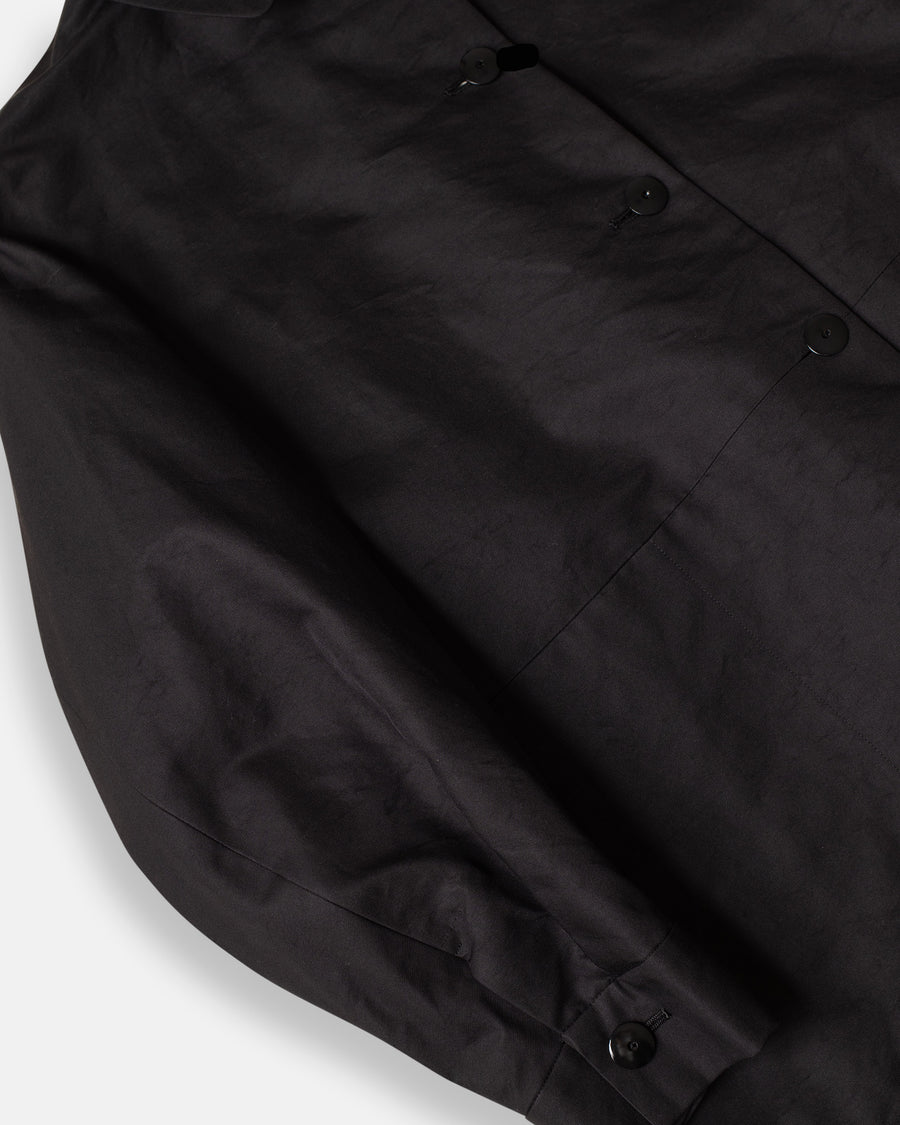 back gather shirt jacket