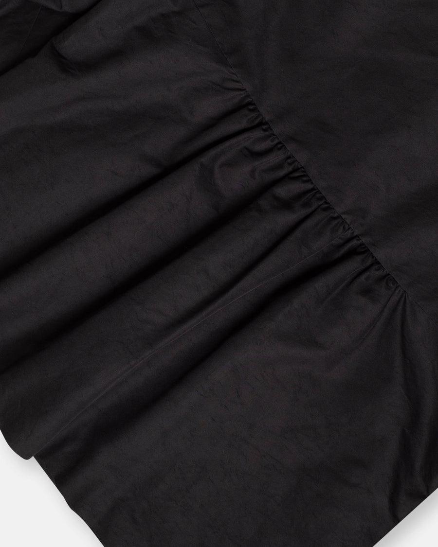 back gather shirt jacket