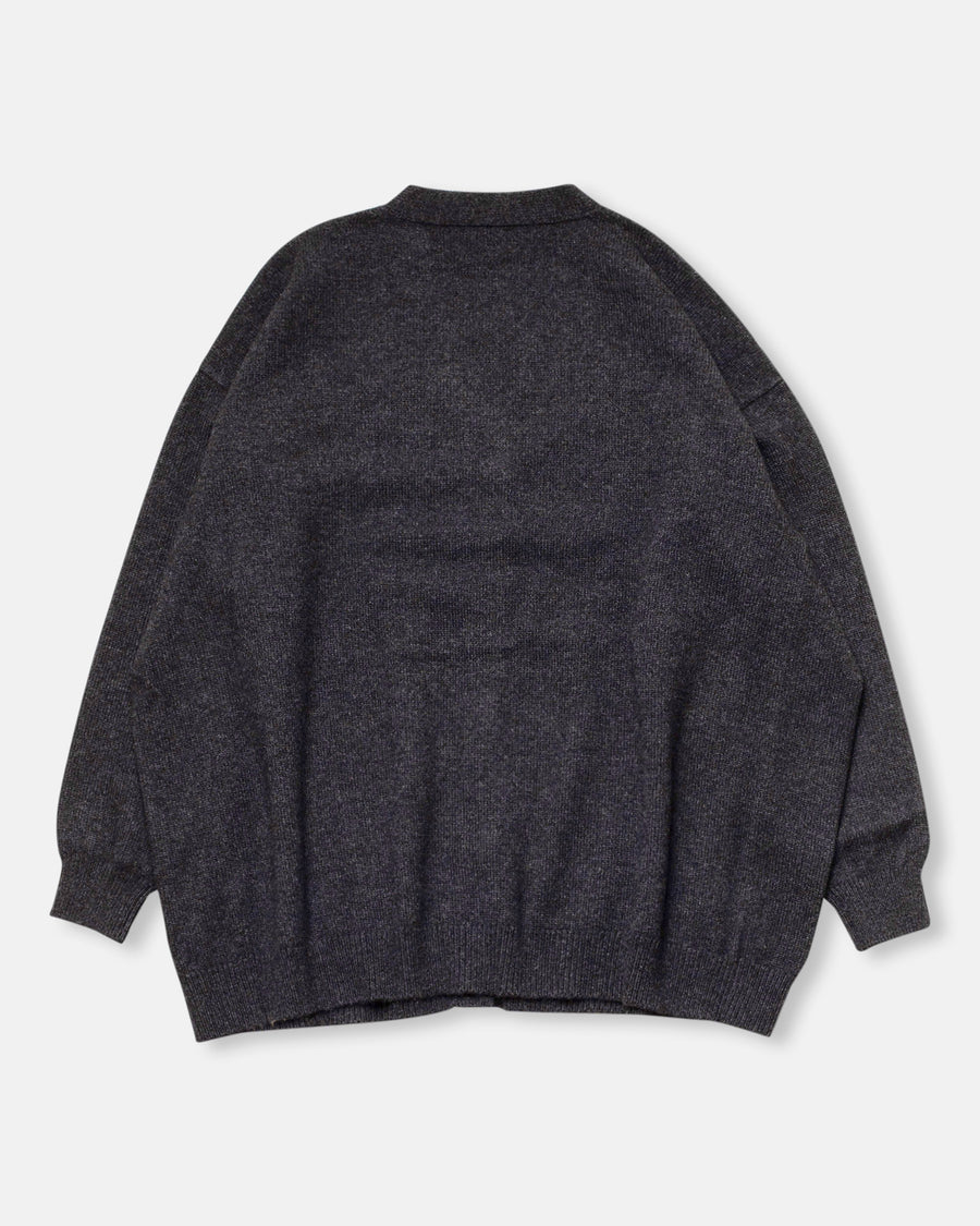 side panel v neck cardigan