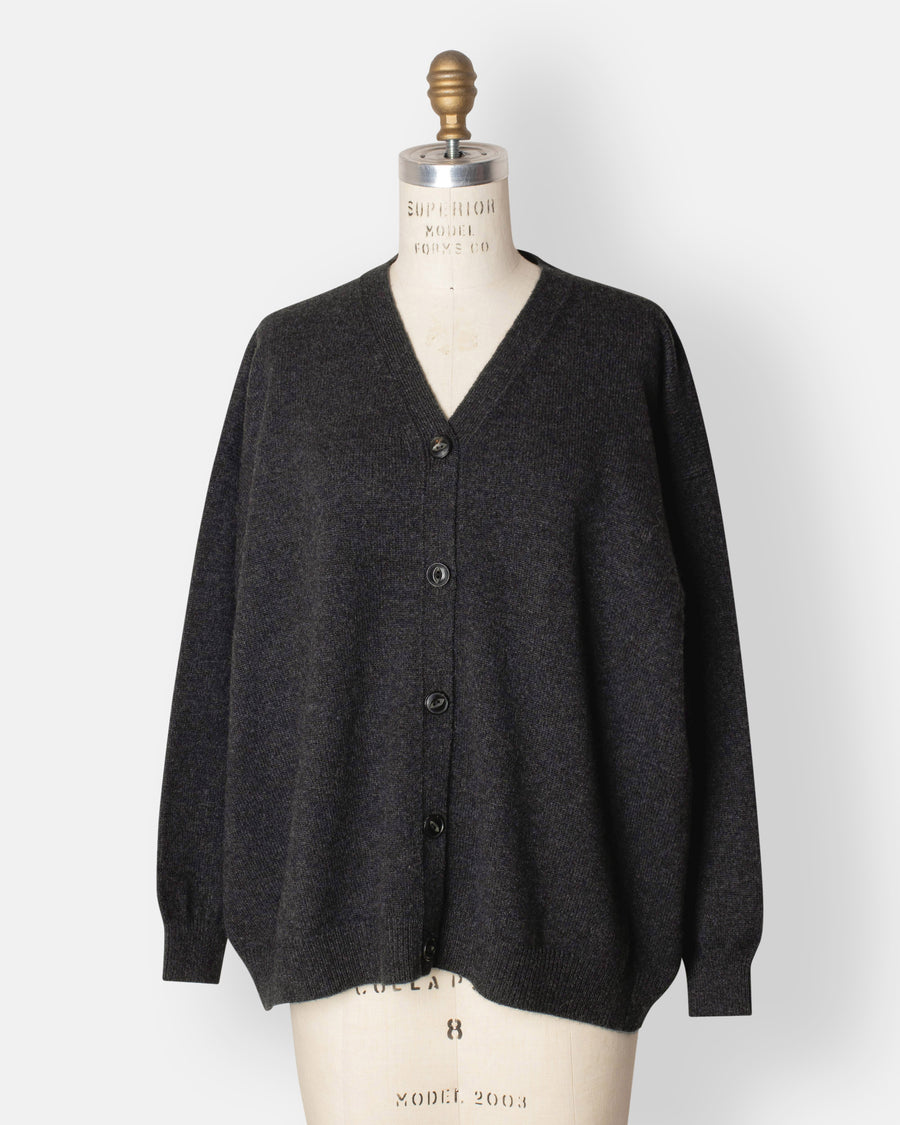 side panel v neck cardigan