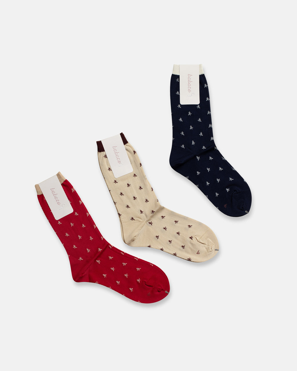 tiny flower socks