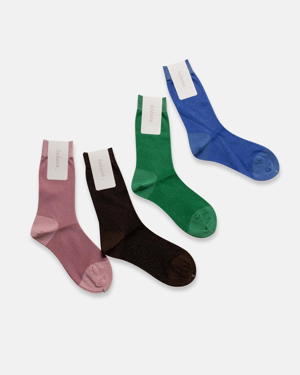 lurex sheer socks