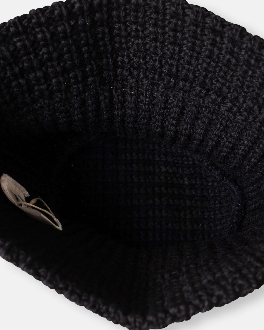 knitted wool bucket hat
