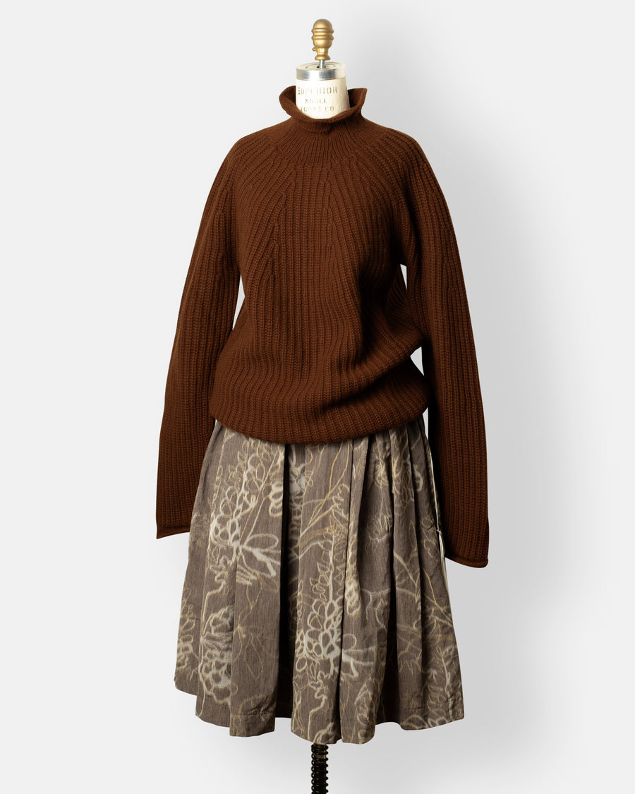double rideaux skirt