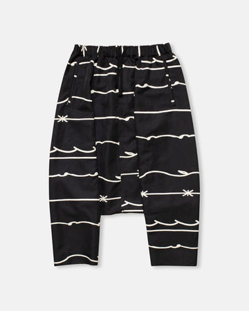 twill filip pasowski print trousers